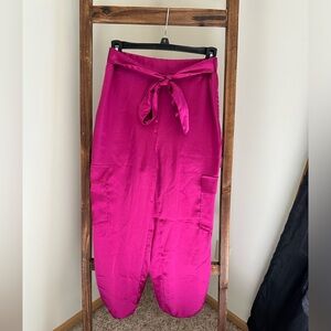 Hot pink/ fuchsia cargo pants